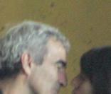 Estelle Denis et Raymond Domenech