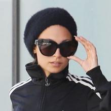 Nicole Richie quitte les Tracy Anderson Studios à Los Angeles, le 10 avril 2013.