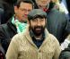 Merci de flouter le visage de l'enfant avant toute publication - Kad Merad Paris le 20 avril 2013 Finale de la Coupe de la Ligue de football au Stade de France entre Saint-Etienne et Rennes remportee par les stephanois 1-020/04/2013 - Paris