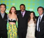 Wilson Bethel, Jaime King, Cress Williams, Rachel Bilson et Scott Porter, le cast de la série  Hart of Dixie  à New York, le 17 mai 2012.