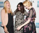 Busy Philipps, Kat Coiro et Evan Rachel Wood enchantées et enceintes à la présentation du film  A Case of You  au festival du film de Tribeca à New York, le 21 avril 2013.