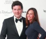 Vanessa Demouy et Philippe Lellouche au Dîner des Grands Chefs au Old Billingsgate à Londres, le 22 avril 2013.