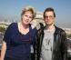 Sophie Dulac et Olivier Martinez à la conférence du presse du Champs-Elysées Film Festival, le 25 avril 2013, sur la terrasse du Publicis à Paris.