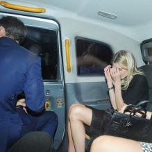 James Middleton and Donna Air seen leaving Loulou's private member club in Mayfair, London, UK on April 25, 2013. Photo by Xposure/ABACAPRESS.COM26/04/2013 - London