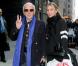 Charles Aznavour et sa fille Katia à New York le 6 avril 2013