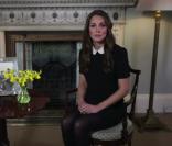 Kate Middleton, enceinte : 1er message vidéo, en écolière zélée, larme à l'oeil