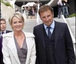 Sophie Davant et son ex mari Pierre Sled à Paris en 2010