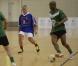  Didier Deschamps et Sylvain Wiltord lors d'un match pour l'Académie Bernard Diomède au palais des Sports Robert-Charpentier à Issy-les-Moulineaux le 13 mai 2013 avec les membres de l'équipe de France 98 