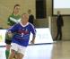  Didier Deschamps et Gaëtane Thiney lors d'un match pour l'Académie Bernard Diomède au palais des Sports Robert-Charpentier à Issy-les-Moulineaux le 13 mai 2013 avec les membres de l'équipe de France 98 