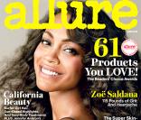 Couverture de Zoe Saldana dans Allure.