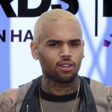 Chris Brown lors de la conférence de presse des BET Awards à Los Angeles, le 14 mai 2013.