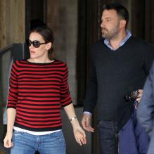 Ben Affleck et Jennifer Garner ont déjeuné à Brentwood, le 16 mars 2013