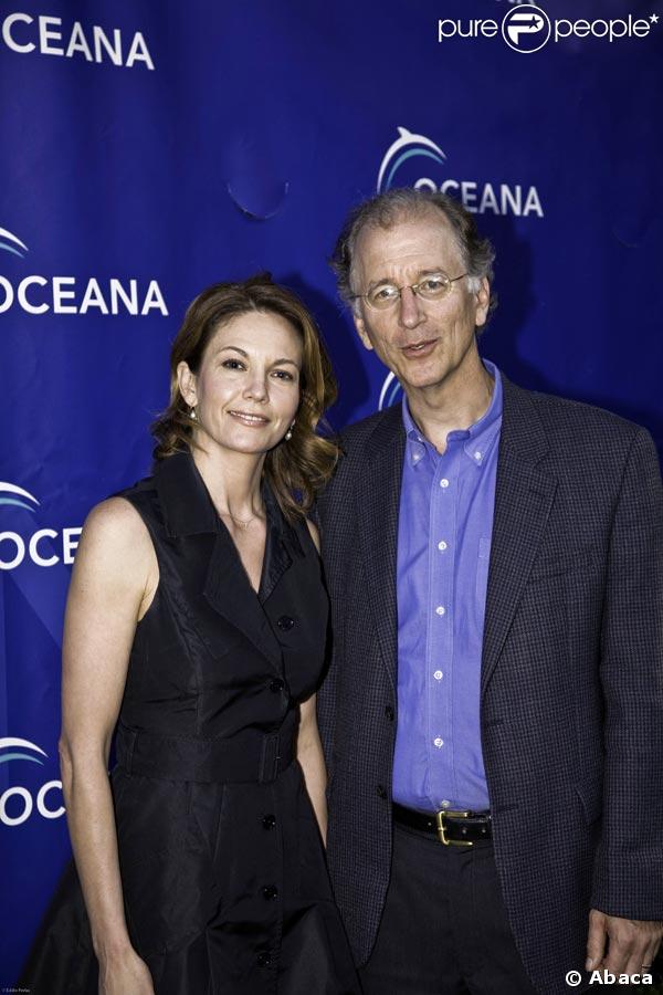 Diane Lane et le président de l'Ocean, Andrew Sharpless