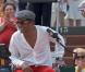 Yannick Noah joue les arbitres à Roland-Garros à l'occasion d'un match du Trophée des Légendes entre Mansour Bahrami et Pat Cash d'un côté, Henri Leconte et Guy Forget de l'autre, célébrant ainsi les 30 ans de sa victoire à Roland-Garros, le 5 juin 2013