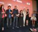 Josephine Drai, Salim Kechiouche, Tarek Boudali, Cécile Cassel, Shirley Bousquet et Reem Kherici - Projection du film Paris à tout prix, lors du Champs-Elysées Film Festival au Cinéma Publicis à Paris. Le 14 juin 2013.