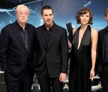 Maggie Gyllenhaal, Michael Caine, Christian Bale et Aaron Eckhart.