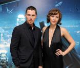 Maggie Gyllenhaal et Christian Bale à la première de Batman, à Londres, le 21/07/08