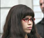 America Ferrera en plein tournage