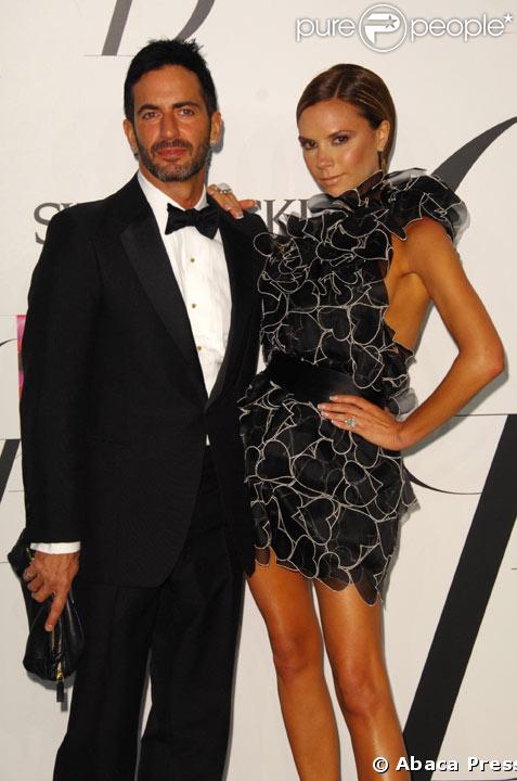 Marc Jacobs avec Victoria Beckham en Juin 2008
