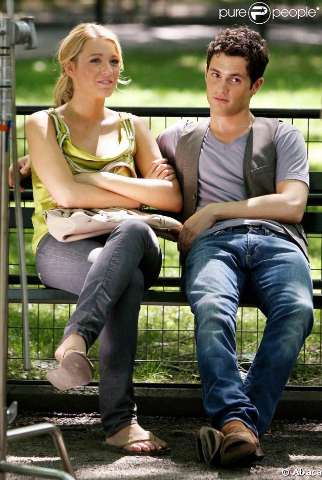Blake Lively avec son petit ami Penn Badgley