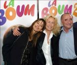 Sophie Marceau avec Brigitte Fossey et Claude Brasseur en avril 2003