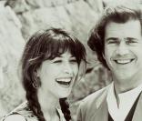 Sophie Marceau avec Mel Gibson en mai 1994