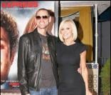 Jim Carrey et Jenny McCarthy à l'avant-première de Pineapple Express, le 31/07/08