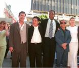 Mel Gibson et Danny Glover a l'avant-premiere de l'Arme Fatale 4 en Juillet 1998
