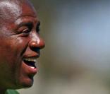 Magic Johnson est toujours aussi impressionnant... et souriant !