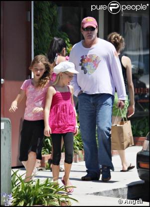 Ray Liotta et sa fille Karsen, en shopping à Mlibu