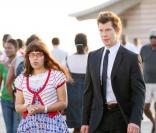 America Ferrera et Eric Mabius sur le tournage de Ugly Betty à Coney Island NY