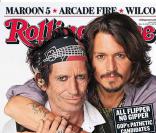 Johnny Depp avec Keith Richards en couverture de Rolling Stones