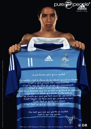 Samir Nasri, dans la nouvelle campagne Adidas