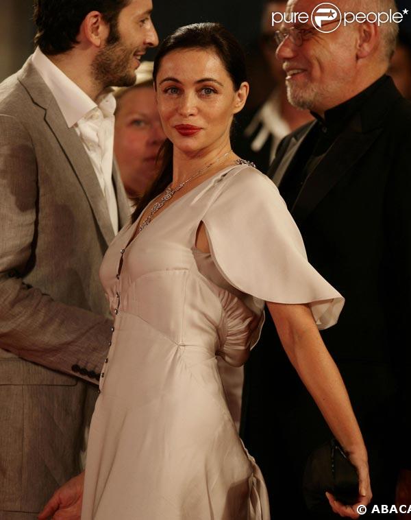 Emmanuelle Beart s'éclate à la Mostra de Venise avec son mari Michaêl Cohen