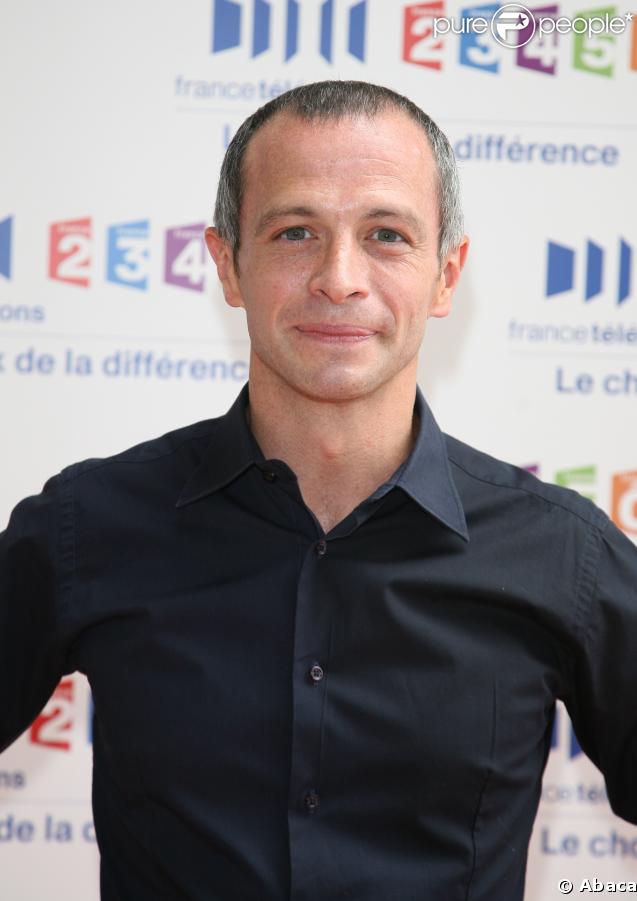 Samuel Etienne à la conférence de presse de France Télévisions