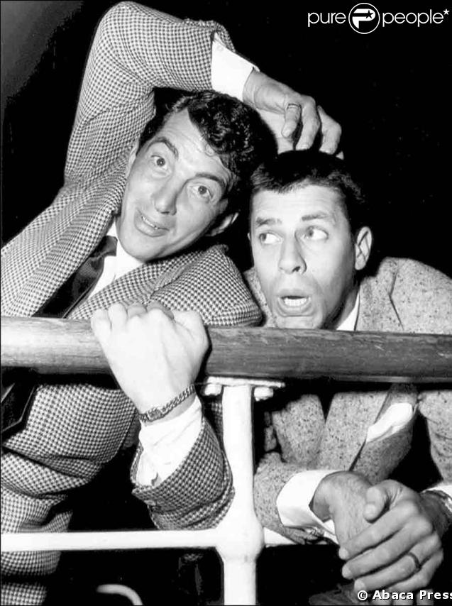 Jerry Lewis avec Dean MArtin a l'epoque de leur celebre duo