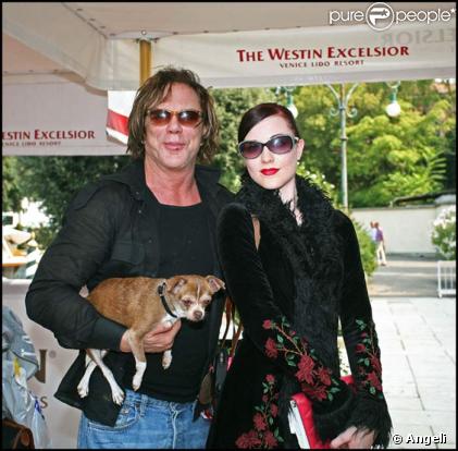 Mickey Rourke et Rachel Evan Wood