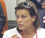 Stéphanie de Monaco dans les gradins avec sa fille Pauline Ducruet