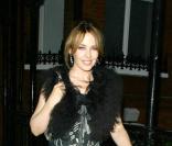 Kylie Minogue avec son 'truc en poils' à Londres, le 19/09/08