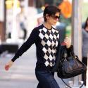 REPORTAGE PHOTOS : Katie Holmes a enfin tout bon... une vraie gravure de mode !!!