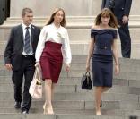 Carla Bruni et Consuelo Remmert 