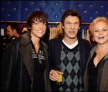 Marc Lavoine entouré de Muriel Robin et son amie Anne