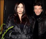 Béatrice Dalle et Patrick Dupond à l'ouverture de la boutique Christian Audigier à Paris