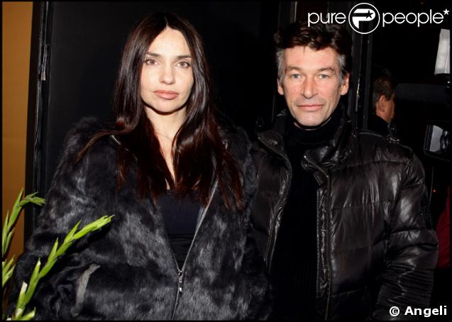 Béatrice Dalle et Patrick Dupond à l'ouverture de la boutique Christian Audigier à Paris