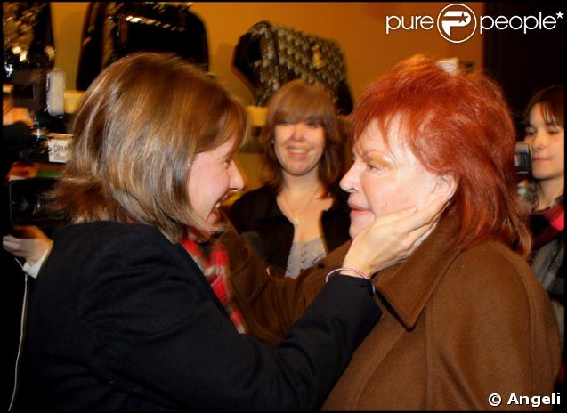 Tendres retrouvailles d'Alexia Laroche-Joubert et de Régine