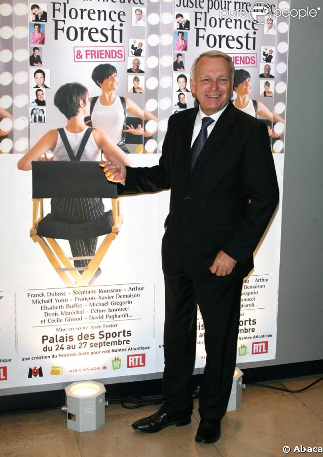 Jean-Marc Ayrault à la première du Spectacle de Florence Forest & Friends