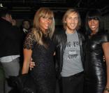 Défilé Marlies Dekkers : David et Cathy Guetta, et Kelly Rowland