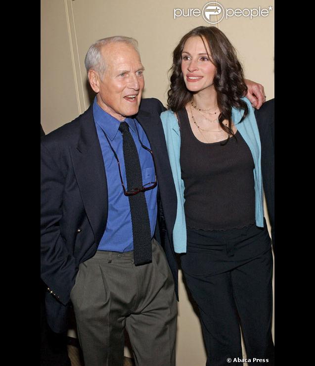 Paul Newman avec Julia Roberts