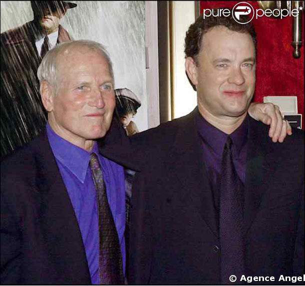 Paul Newman aec Tom Hanks en 2002