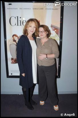 Première du film 'Cliente' : Josiane Balasko et Nathalie Baye
